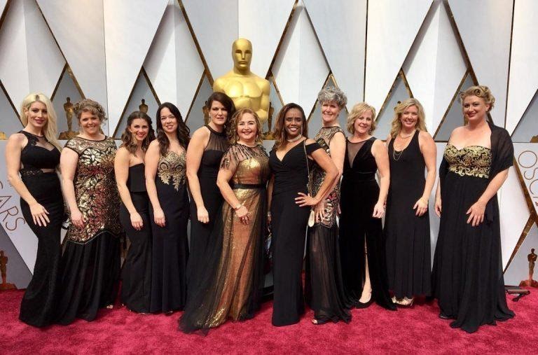 Court reporters at the Oscars in 2017