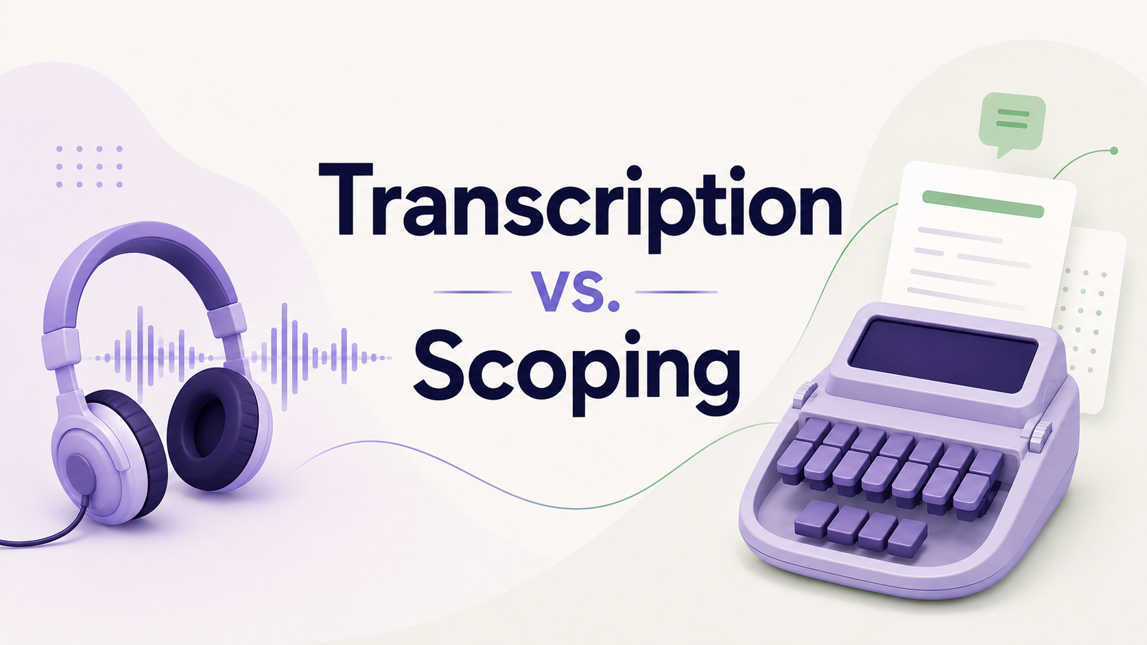 Scoping vs. Transcription: Do You Know the Difference?