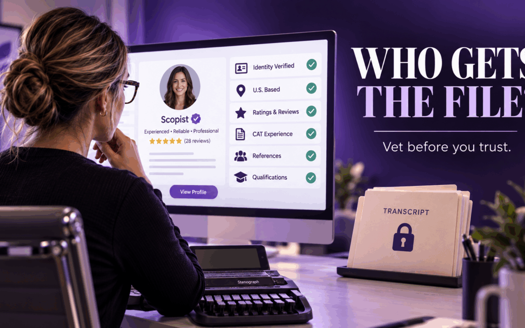 How to Vet a Scopist or Proofreader Before You Hire