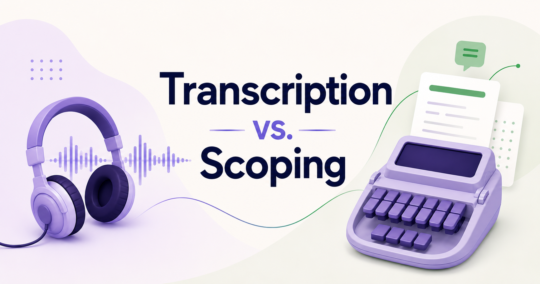 Scoping vs. Transcription: Do You Know the Difference?